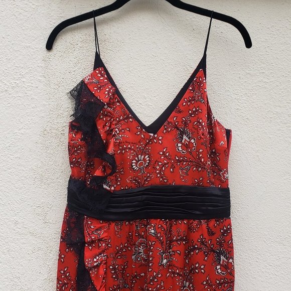 Cinq a Sept Red Petra Dress - Picture 4 of 7